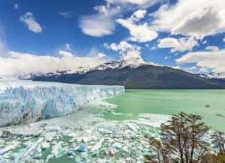 Patagonie letos v únoru Ledovec Perito Moreno v národním parku Los Glaciares v Argentině | maciejbledowski/123RF.com