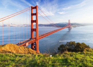 San Francisco – město červeného mostu Golden Gate Bridge v San Franciscu | somchaij/123RF.com