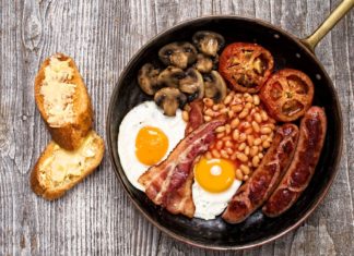 Anglická kuchyně – co se jí a pije v Anglii? Typická anglická snídaně | zkruger/123RF.com