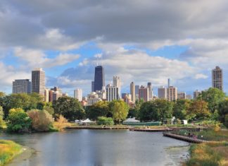 Chicago – město v zahradě Panorama Chicaga | rabbit75123/123RF.com