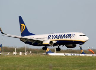 Ryanair akce: Řím letenky za 406 Kč Boeing 737 společnosti Ryanair | trevorbenbrook/123RF.com