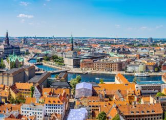 Památky a zajímavá místa v Kodani Panorama Kodaně v Dánsku | bloodua/123RF.com