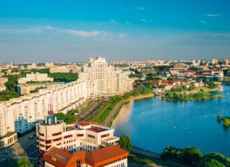 Co vidět a kam se vydat v Minsku Pohled na Minsk v Bělorusku | grigory_bruev/123RF.com
