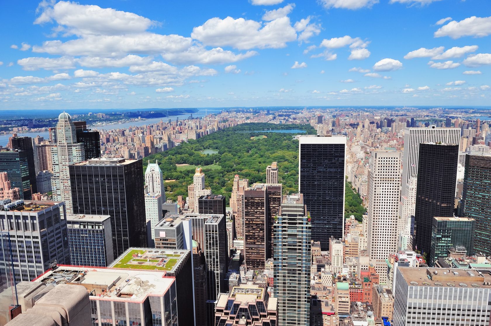 Letecký pohled na New York v USA | rabbit75123/123RF.com
