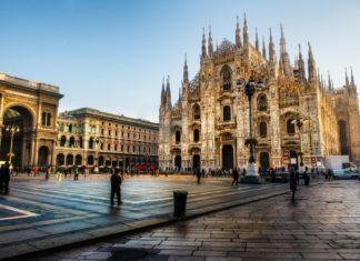 Zpáteční letenky z Prahy do Milána za 558 Kč (WDC) Náměstí Piazza del Duomo v Miláně | janifest/123RF.com