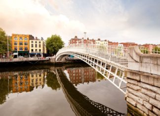 Valentýn: Praha – Dublin letenky za 1354 Kč